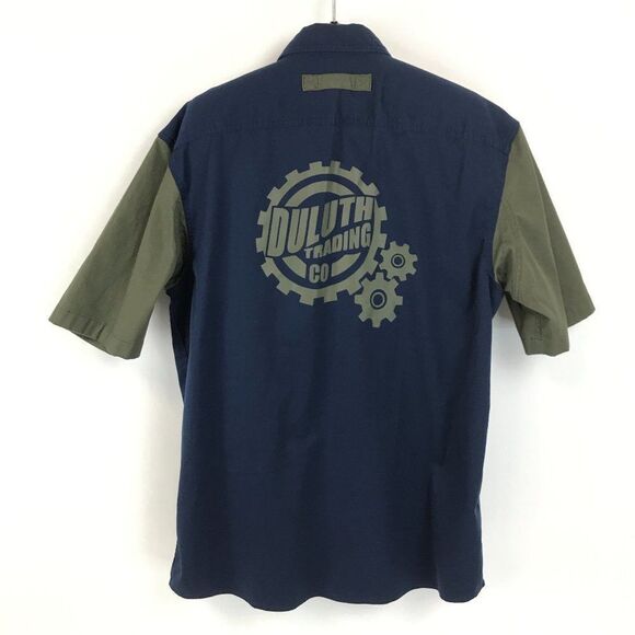 Duluth Everyday Shop Shirt Men's LT Large Tall Twill Relaxed Fit Button Down - Picture 1 of 12